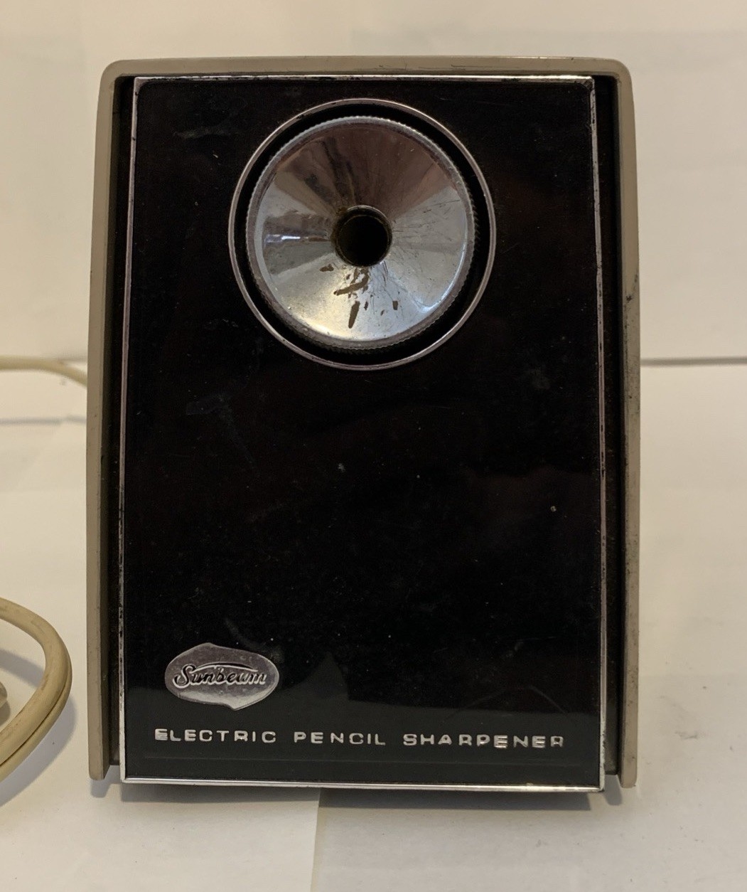Vintage Sunbeam Electric Pencil Sharpener Model ES-C Tested
