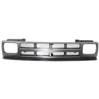 Grille For 1991-93 Chevrolet S10 1991-94 S10 Blazer Textured Black Shell Insert