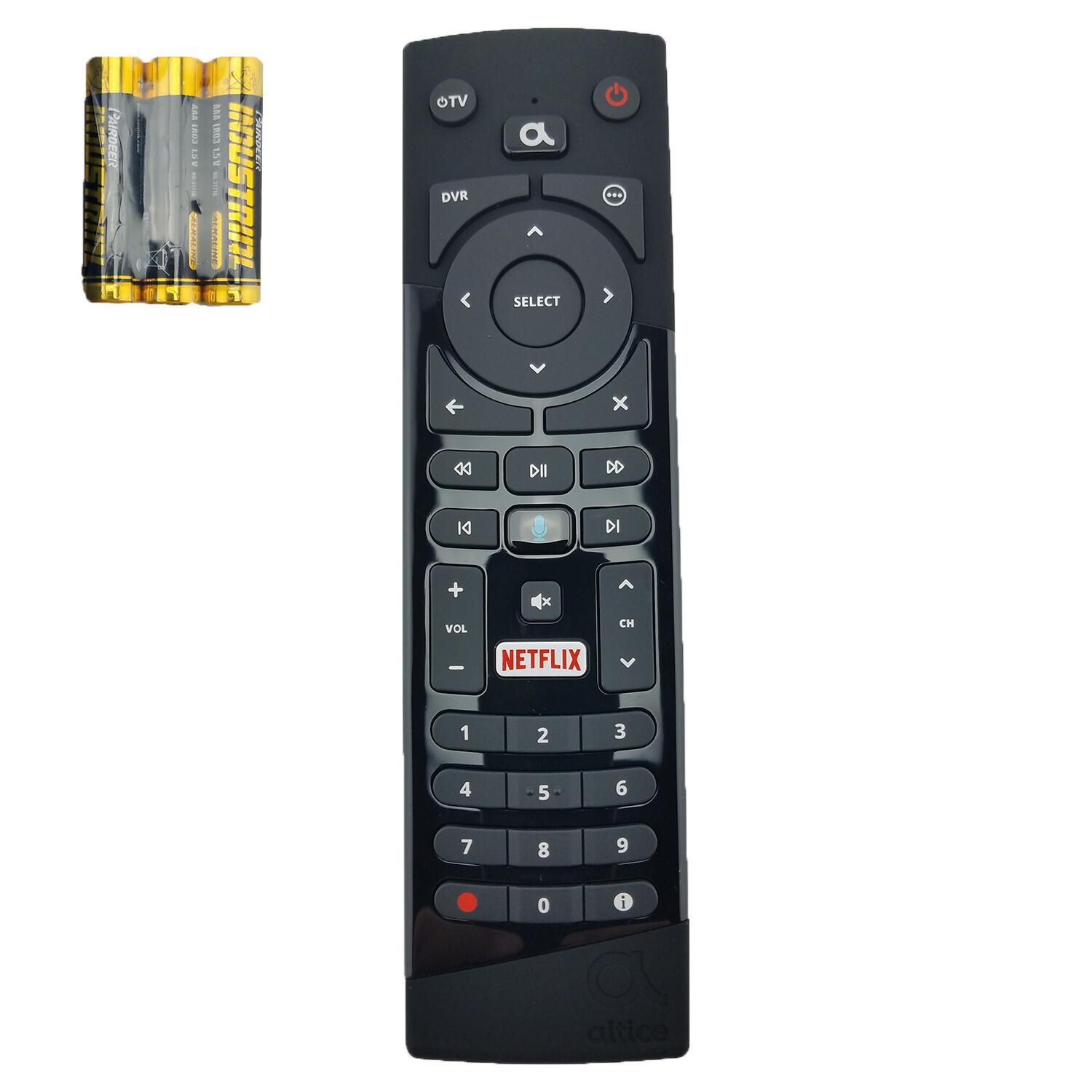 Latest Altice Optimum Cablevision Bluetooth Remote Control New with Batteries