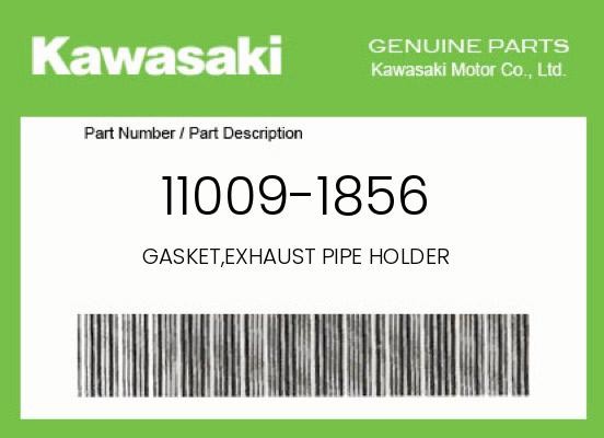 Kawasaki Genuine Gasket,Exhaust Pipe Holder - 11009-1856