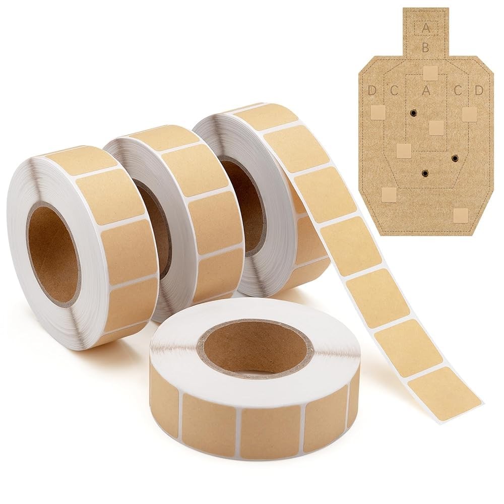 2000 Pieces 0.87 Inch Target Pasters Tape, Portable Roll Design, Self-Adhesiv...