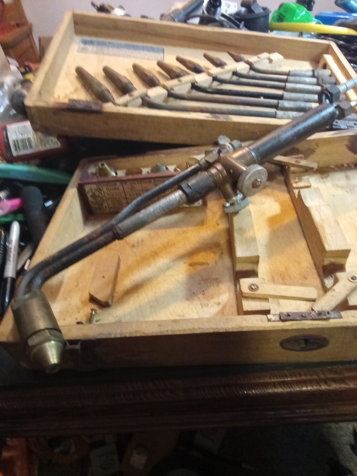 schneideinsatz Antique Torch & Weld Set