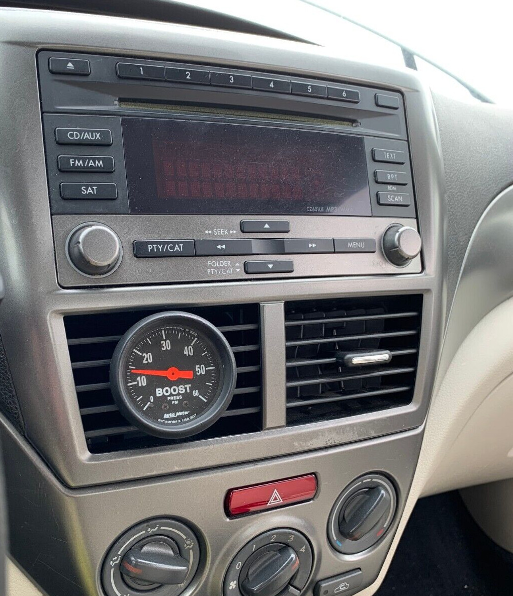 WRX STI Impreza 08-14 Center Vent Gauge Pod Driver