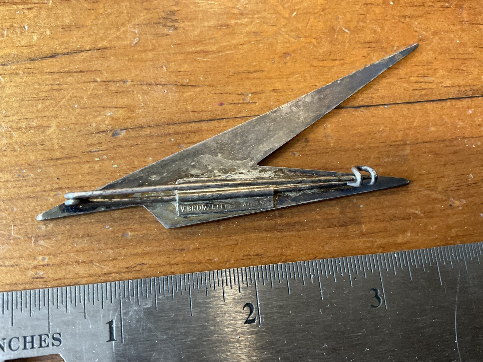 ORIGINAL WWII SCARCE ITALIAN ITALY WWII / PRE WWII GLIDER WINGS BADGE