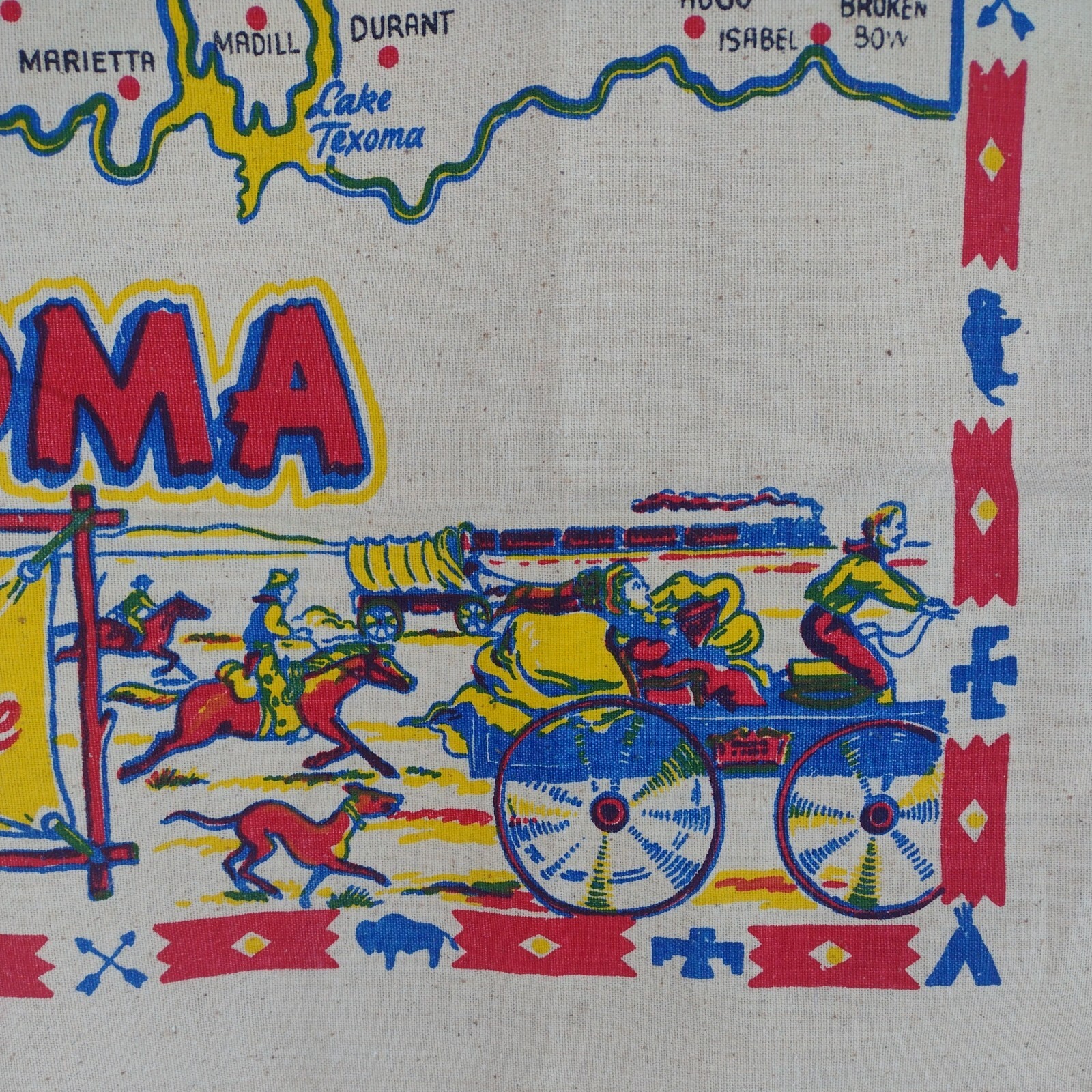 Oklahoma Cactus Cloth Tapestry
