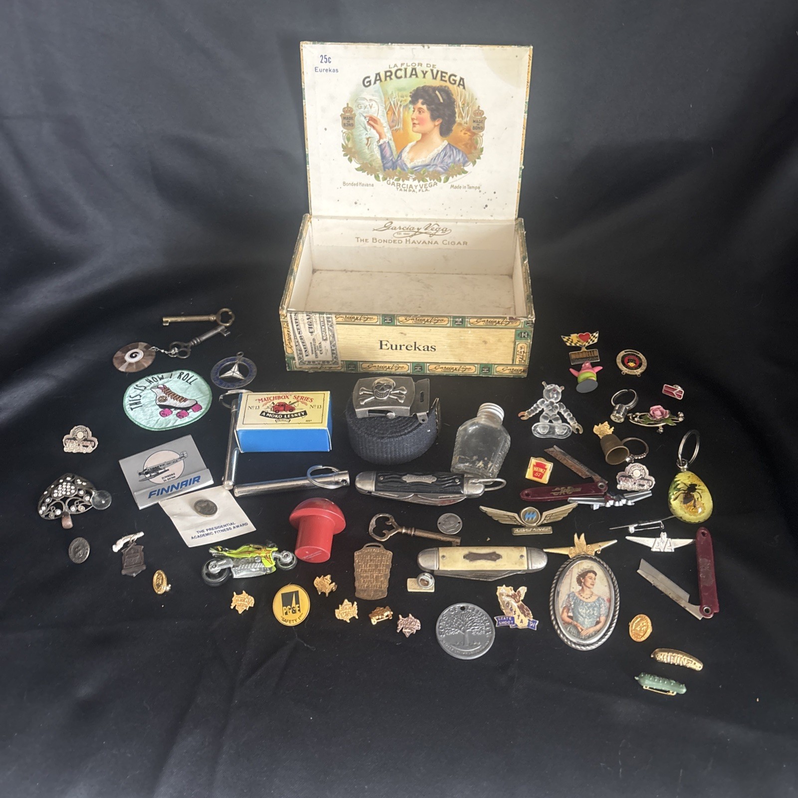 Grandpa’s Desk Drawer Collectible Lot, “damn There’s Lot Of $hit In Here”