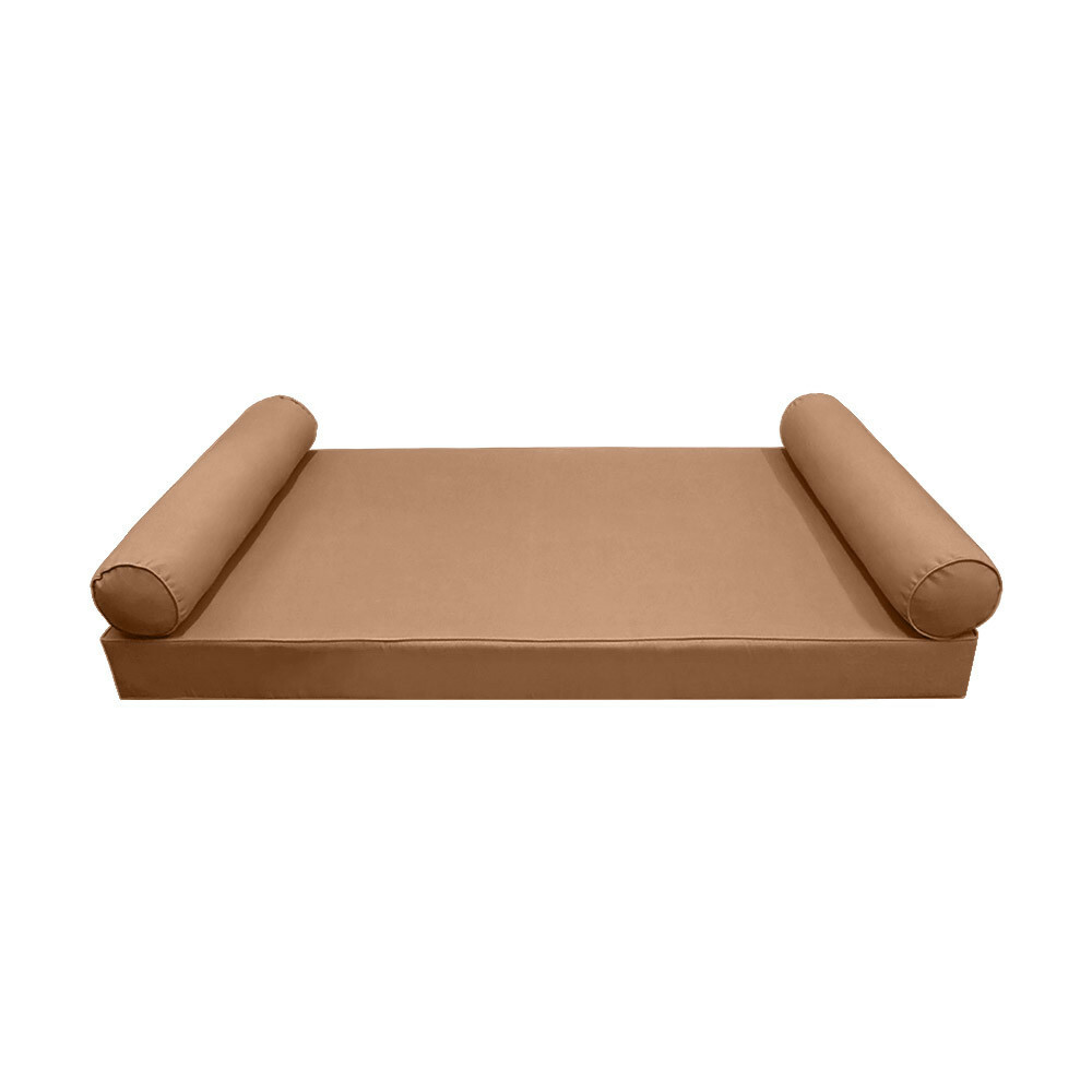 STYLE5 Mattress & Pillow Daybed Porch Swing Piped Trim Queen AD104 |COVERS ONLY|