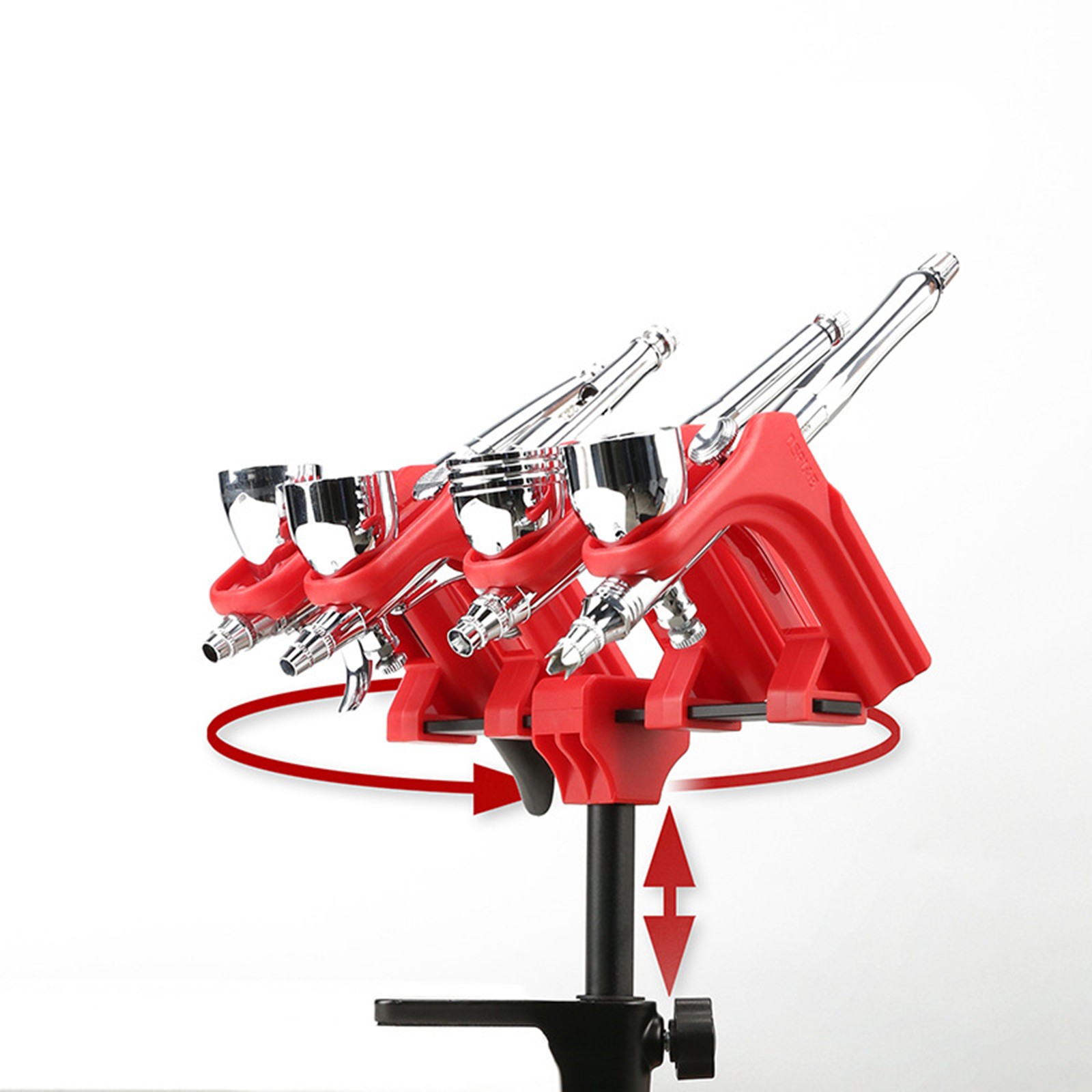 360 Adjustable AT-AR Spray Airbrush Rack Holder Bracket for Model Carft Tool