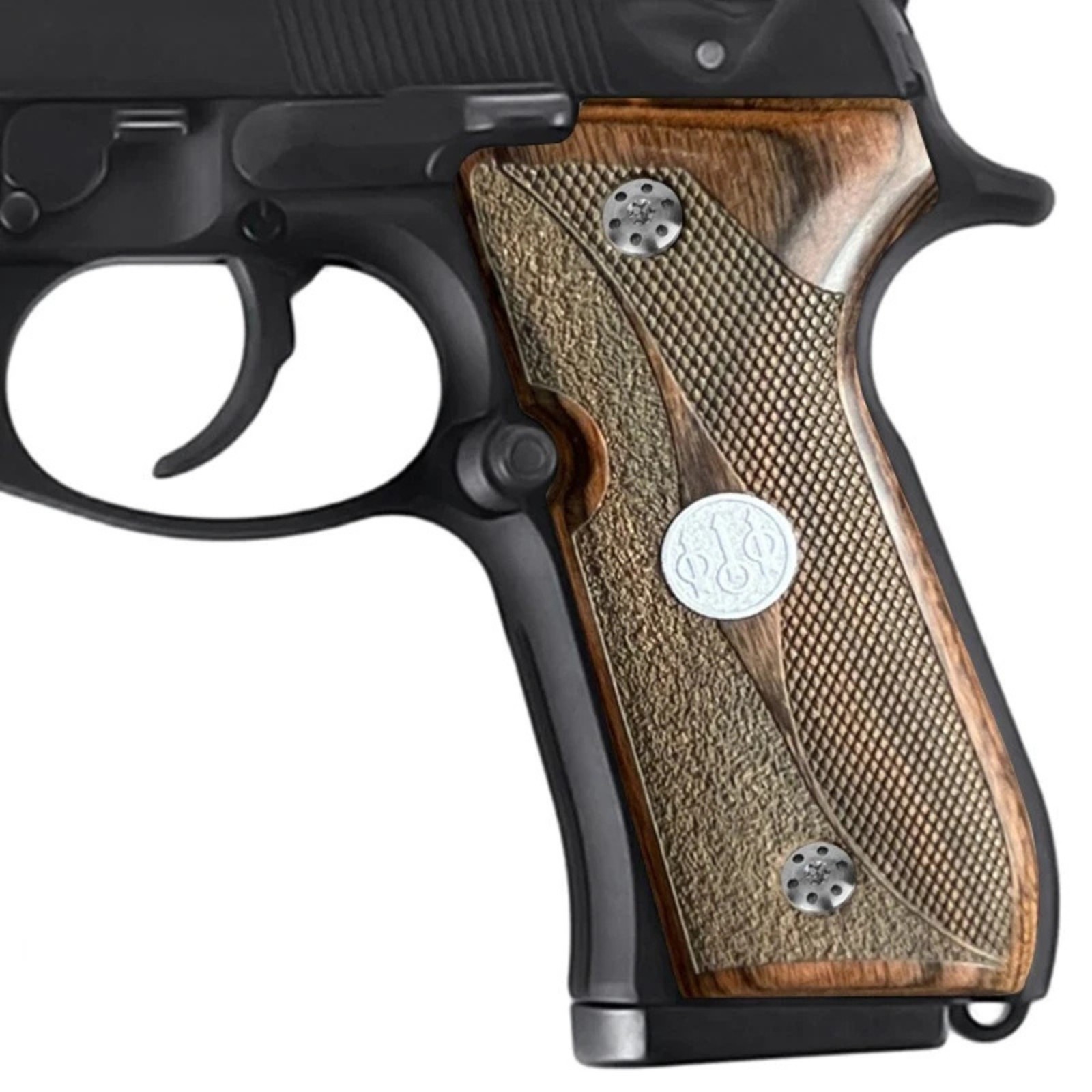 Beretta 92 96 FS Tactical Wood Pistol Grips w/ Screws EDC Combat Upgrade
