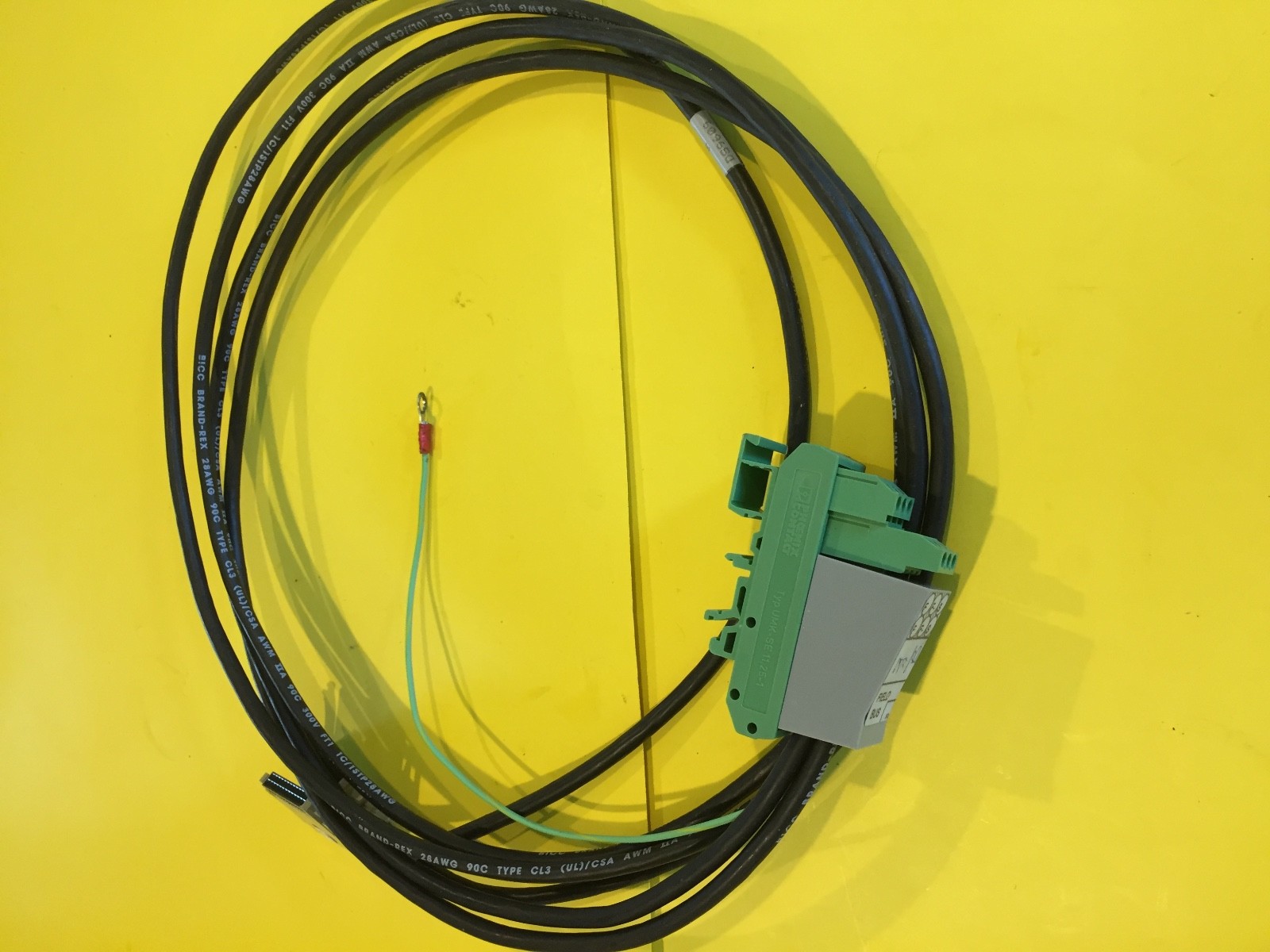FOXBORO P0800DA Rev. M DS9609 Field Bus Terminal Cable Free Shipping!