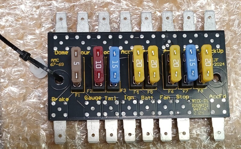 NEW AMC Direct Replacement Fuse Panels 1967~69, 1970~73, and 1974~77