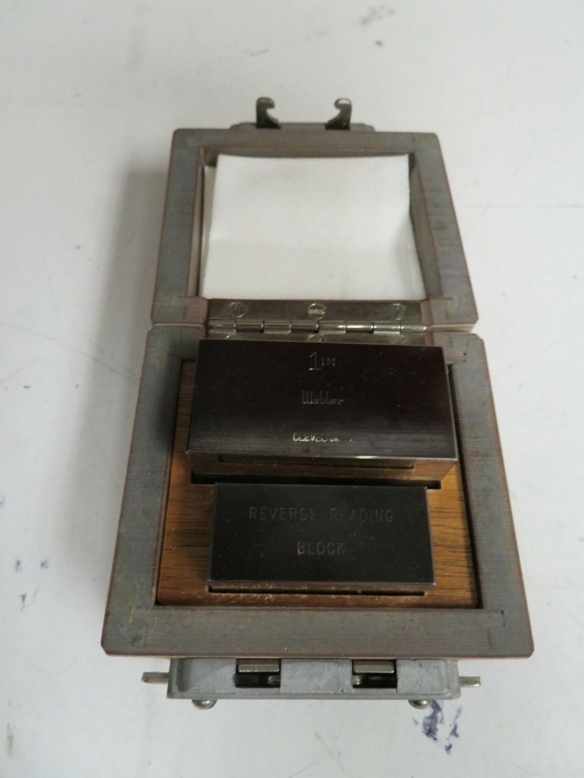 Starrett Webber Reverse Reading Gage Block Set in case - NP8