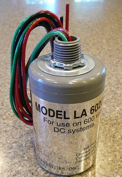 New Delta LA602DC Lightning Arrestor Solar, Wind, DC Generator Protection LA 602
