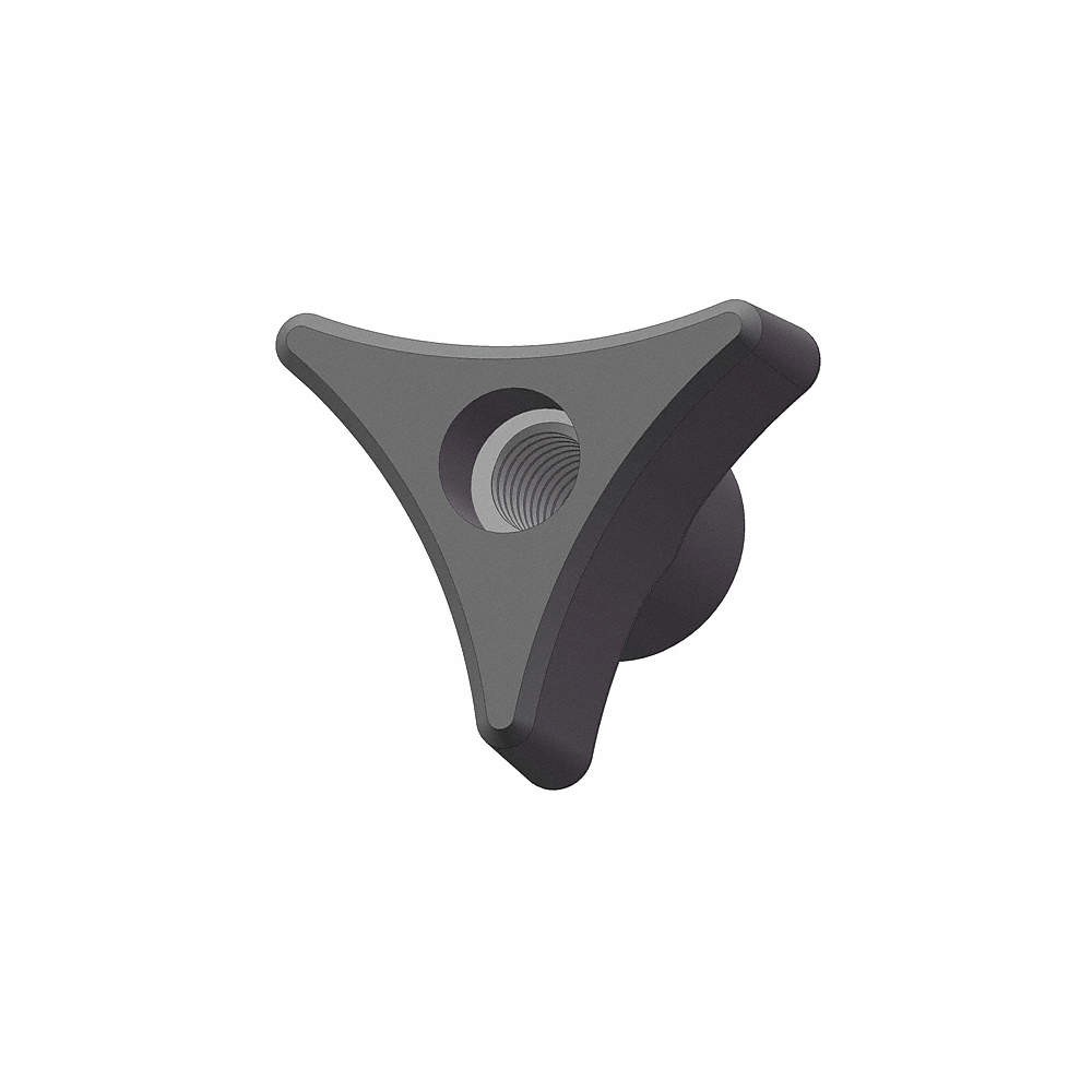 INNOVATIVE COMPONENTS GN4C----3P4--21 Hand Knob,Through Hole,1/4"-20 3GDK1