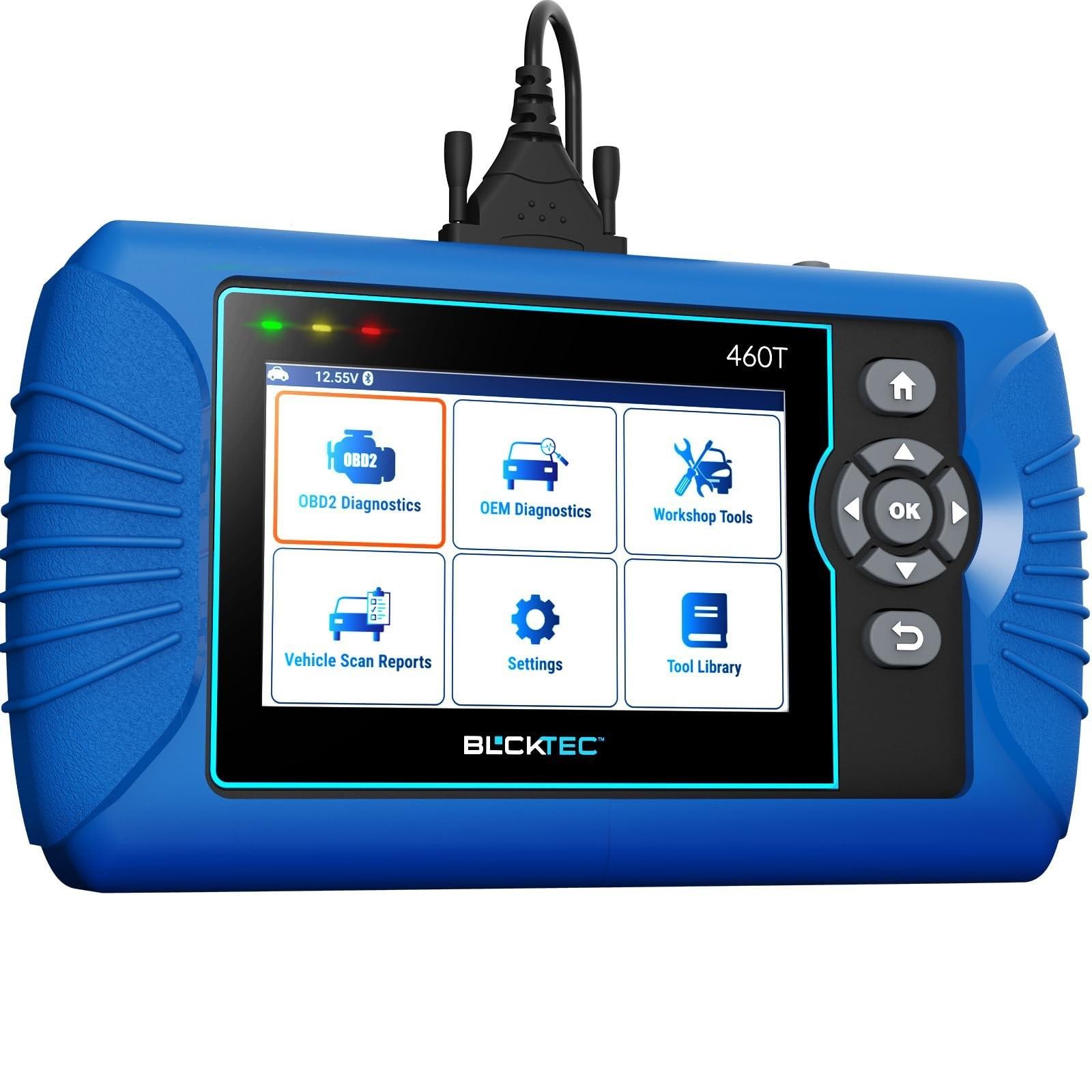 Blcktec 460t Obd2 Scanner Car Code Reader Engine Abs Srs Transmission Diagno...