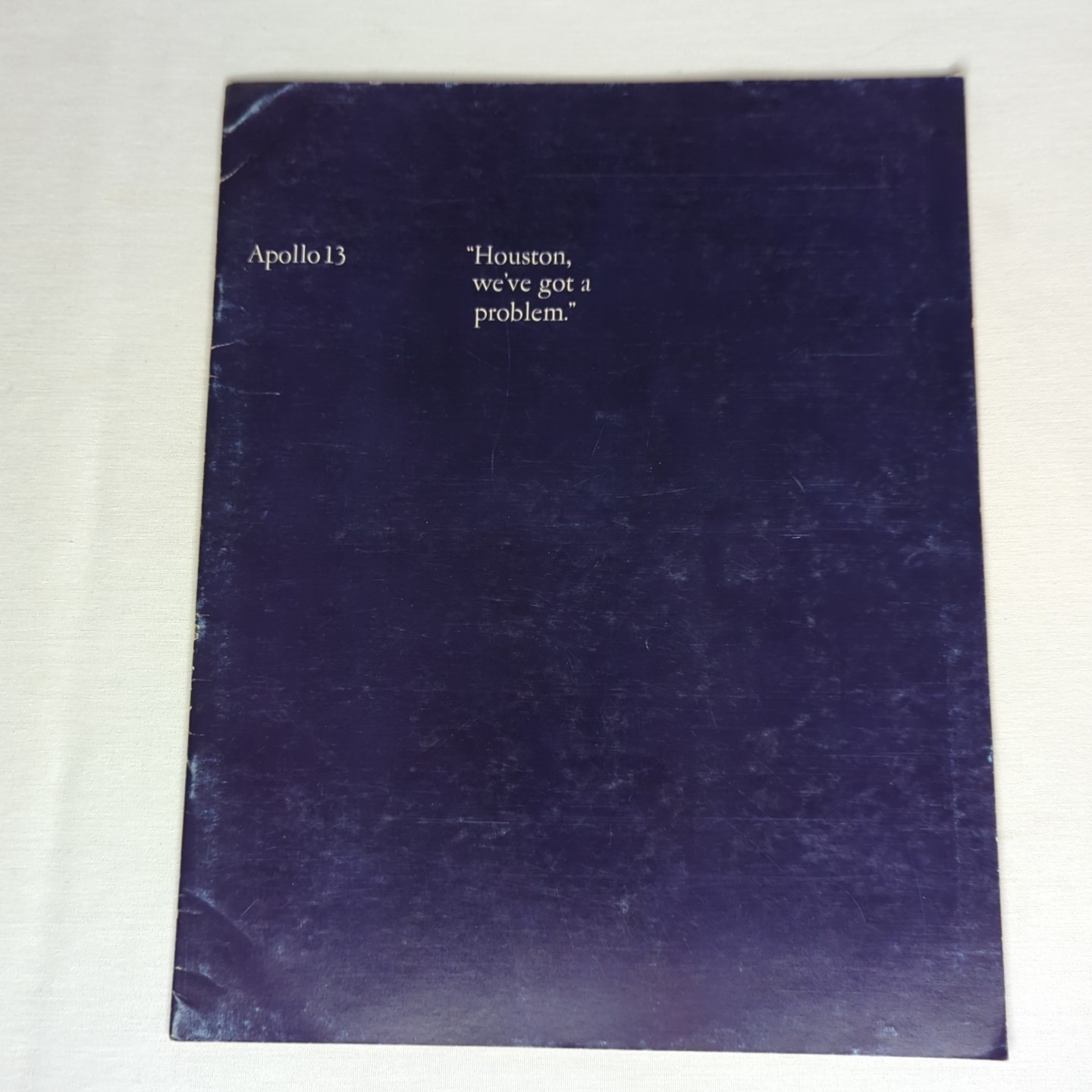 NASA Apollo 13 “Houston, We’ve Got A Problem” Booklet 1970