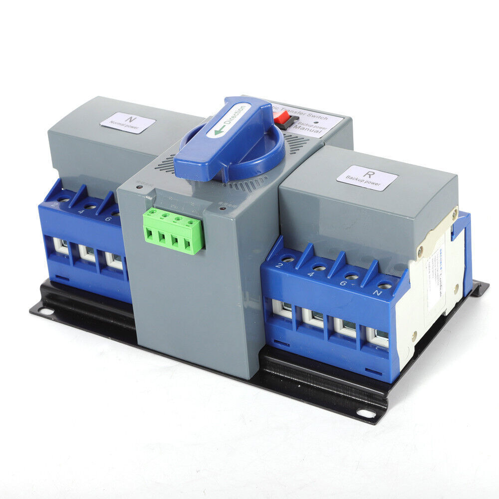 Dual Power Automatic Transfer Switch kit 63A 4P ATS Generator Changeover Switch