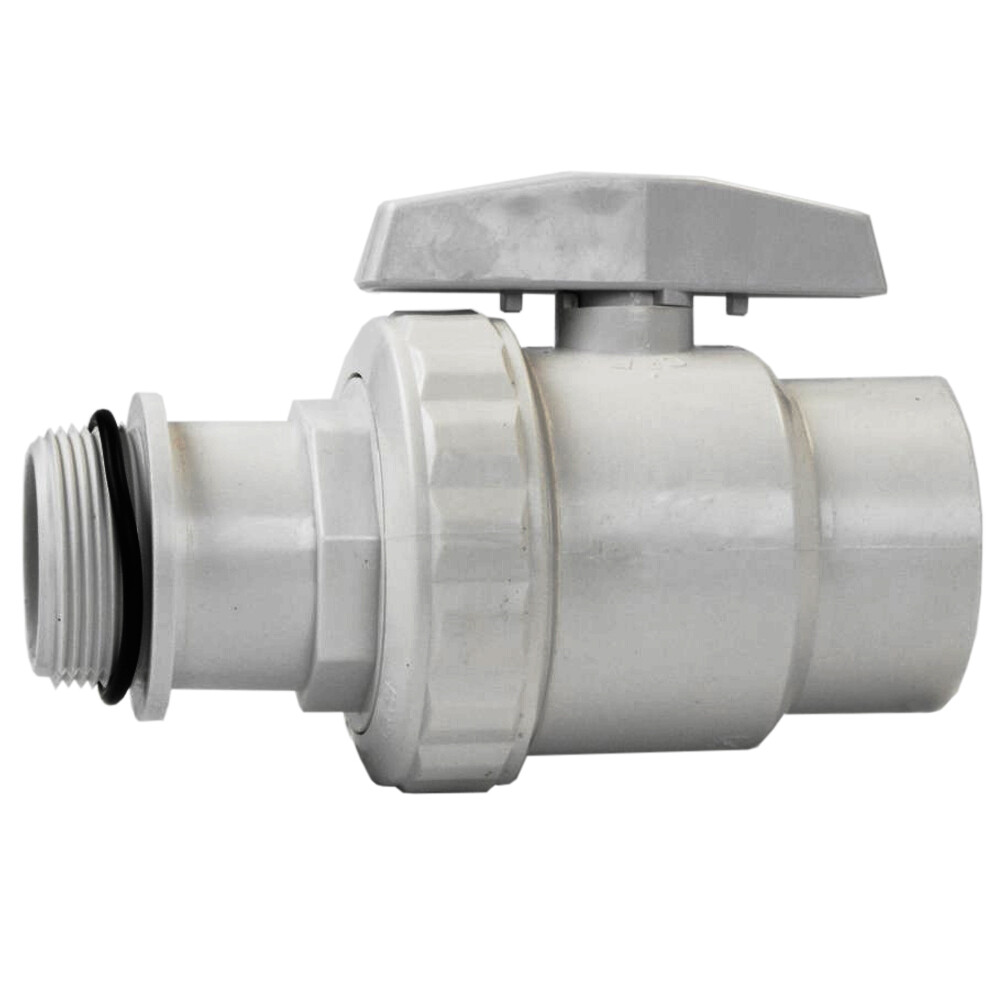 Inground Swimming Pool 2-Way Union Ball Valve 1-1/2" male x 1-1/2" Female