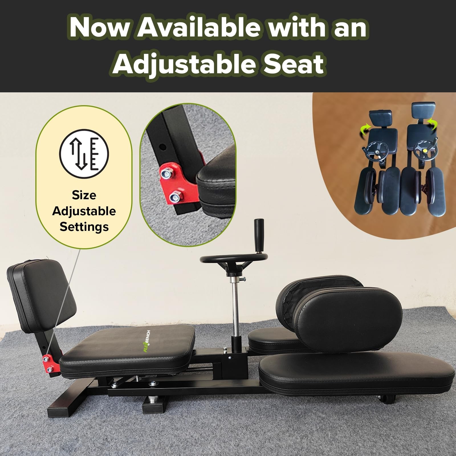 Hip Stretching Machine by Flex Bench – Improve Flexibility,Mobility and Re