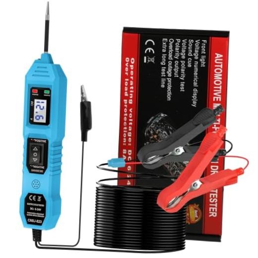 Blue 6V/12V/24V DC Circuit Tester for Automotive Use