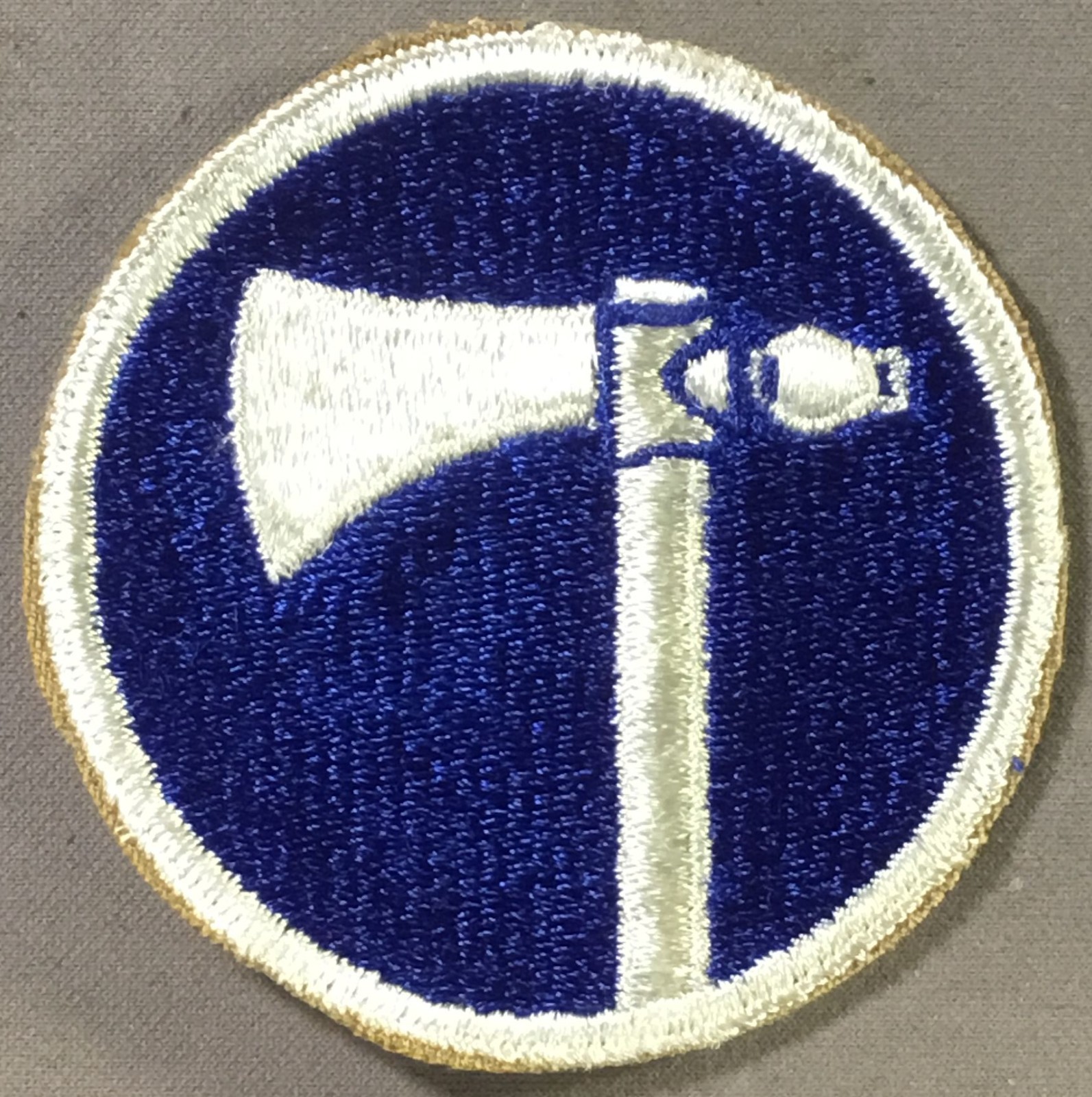 WW2 Army 19th Corps the "Tomahawks" licensed patch