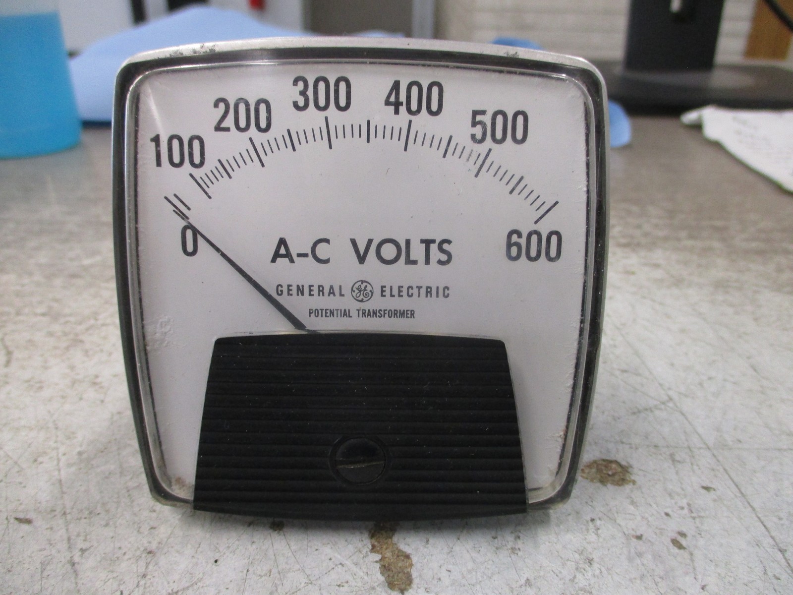 GE AC Voltmeter 50-162031PZSJ2 Range: 0-600V Used