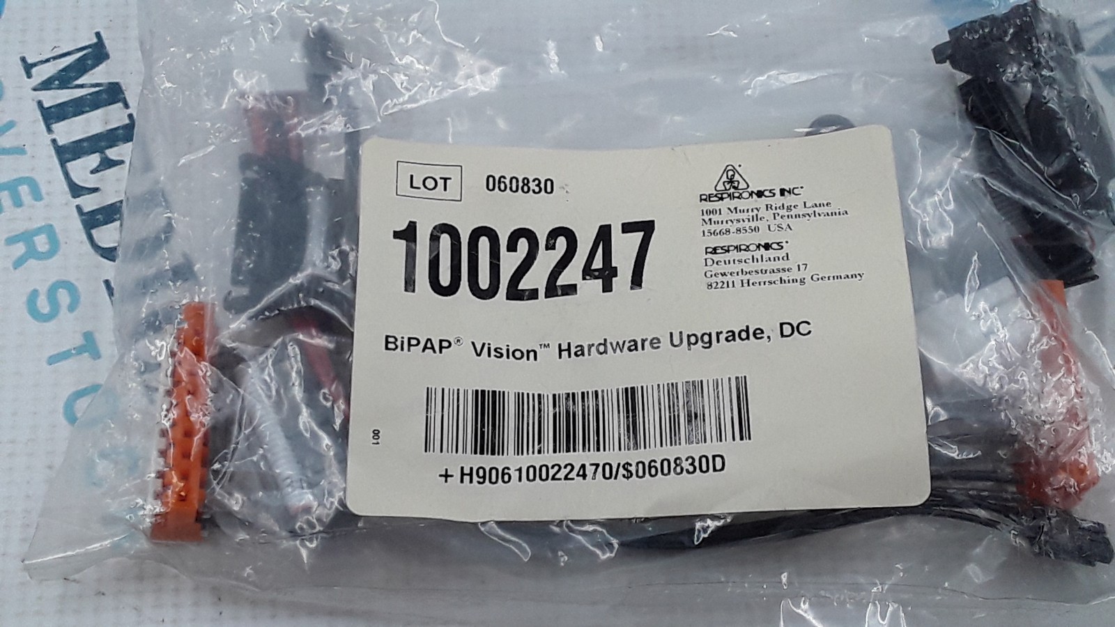 Respironics BiPap Vision hardware Upgrade DC Kit REF 1002247