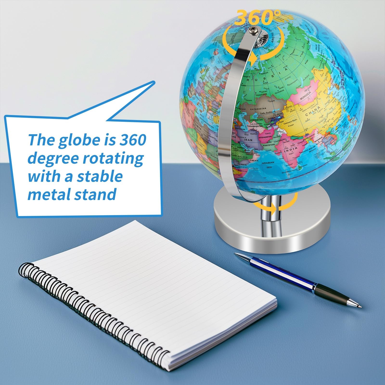 9'' Globe for Kids Rewritable World Globe
