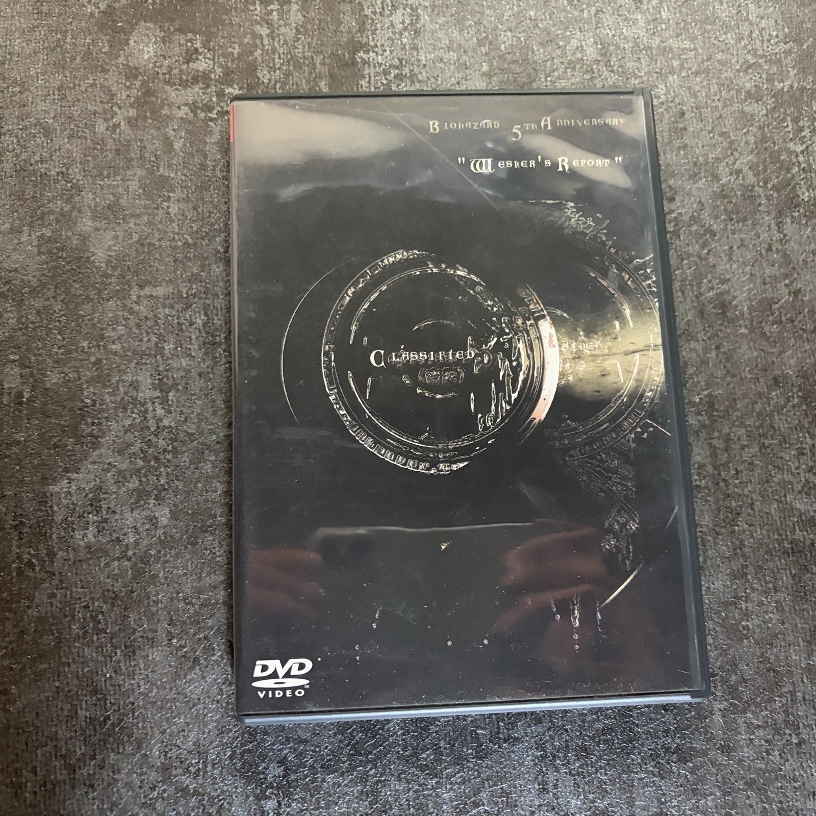 BIOHAZARD 5th Anniversary Wesker's Report DVD For JP System USED