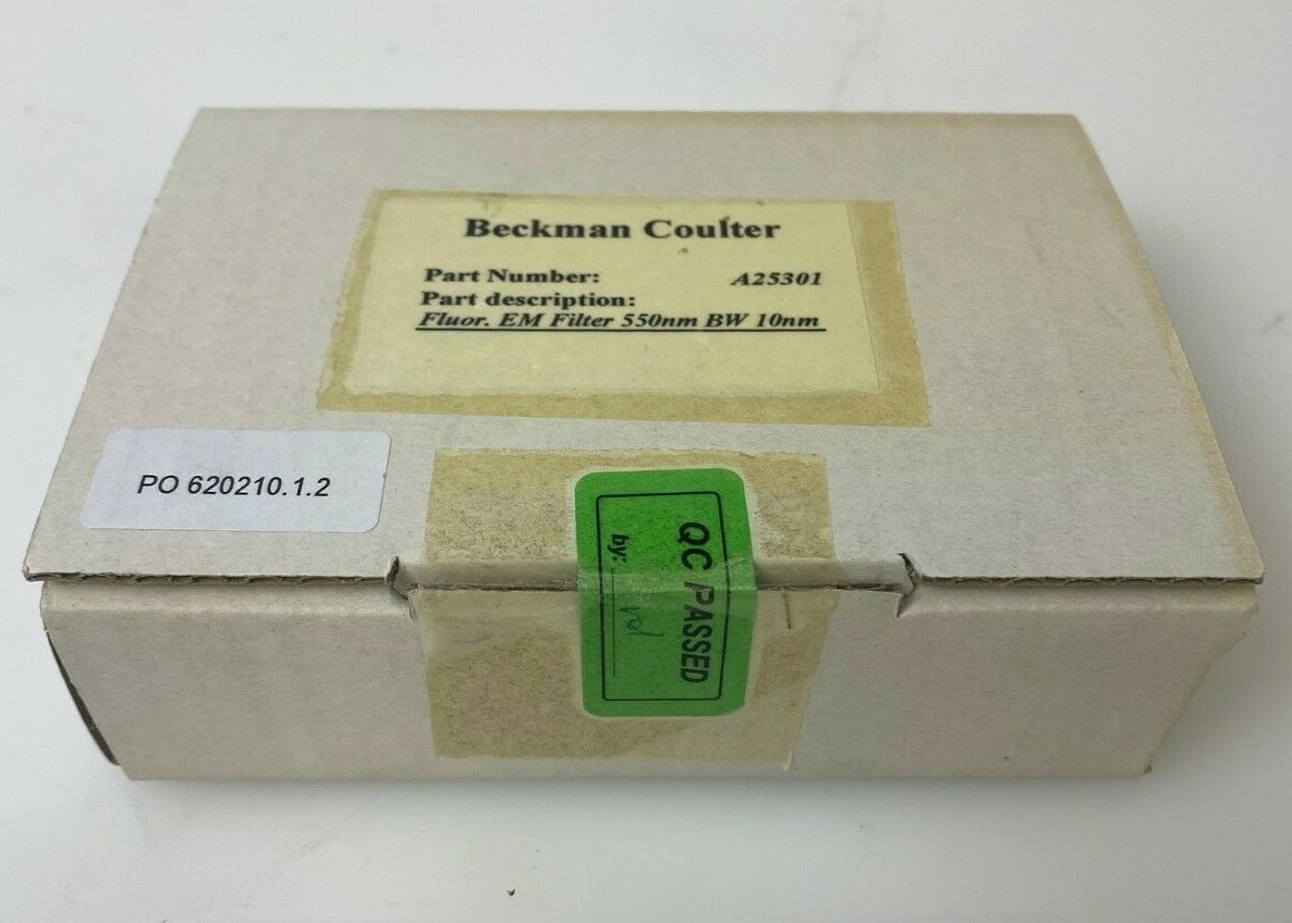 NEW Beckman Fluor EM Filter 550 Nm BW 10 Nm A25301 Plate Reader