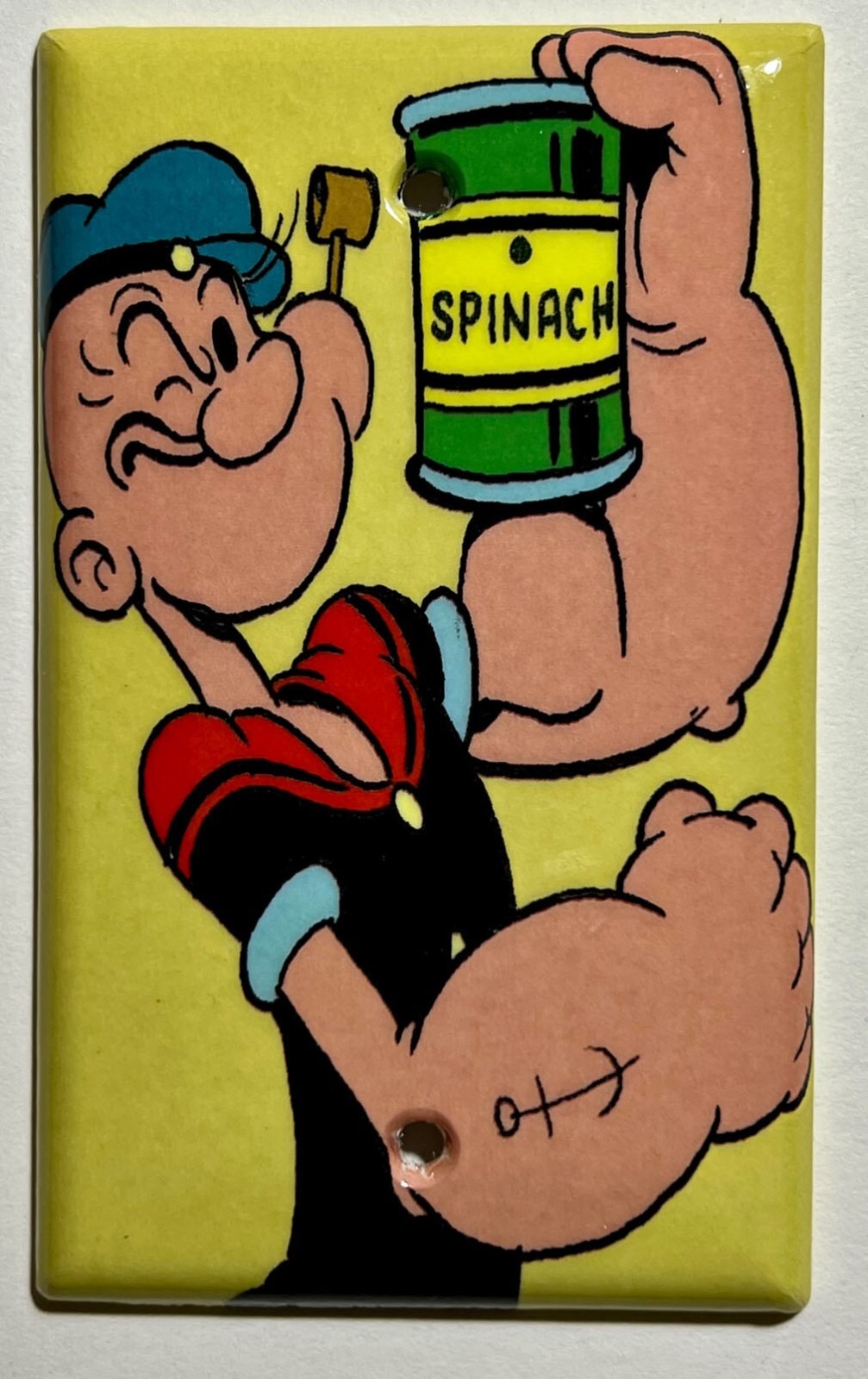 Popeye with Spinach Comic Light Switch Power Outlet Wall Cover Plate Home Decor