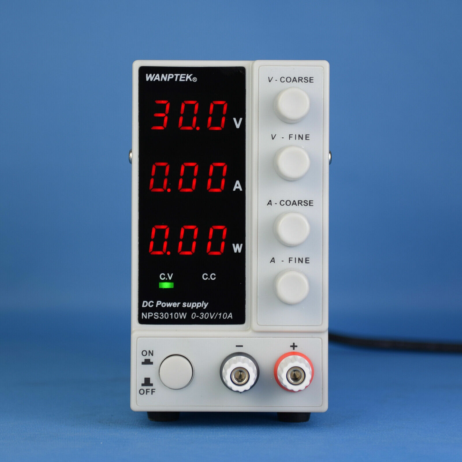 0-30V 0A-10A DC Power Supply Precision Variable Digital Adjustable Lab Grade USA