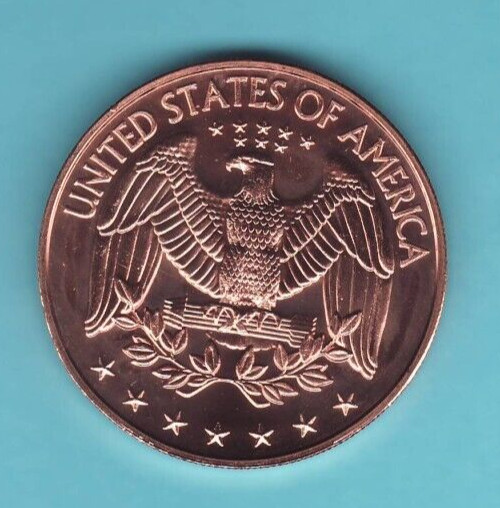WASHINGTON QUARTER   "2012 Osborne"   design 1 oz. Copper Round coin PRE-C