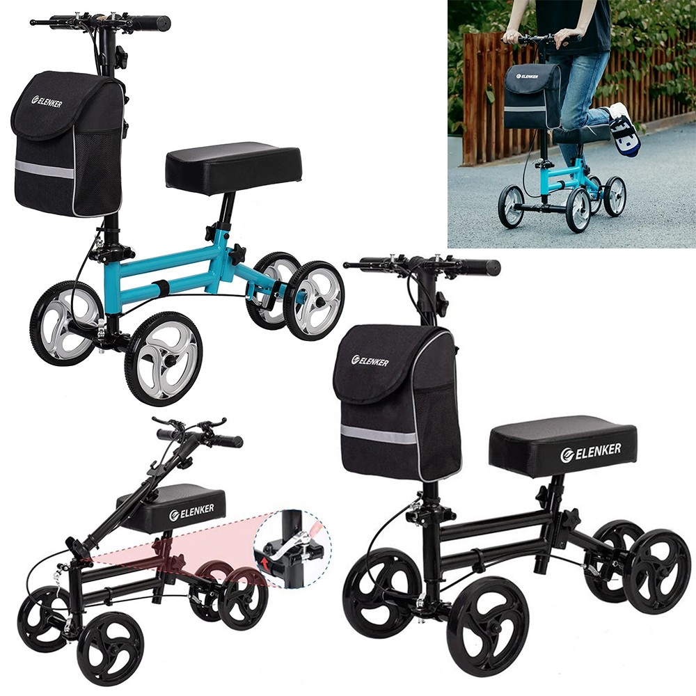 Deluxe ELENKER Knee Scooter Knee Walker Wheelchair Economy for Injury or Surgery