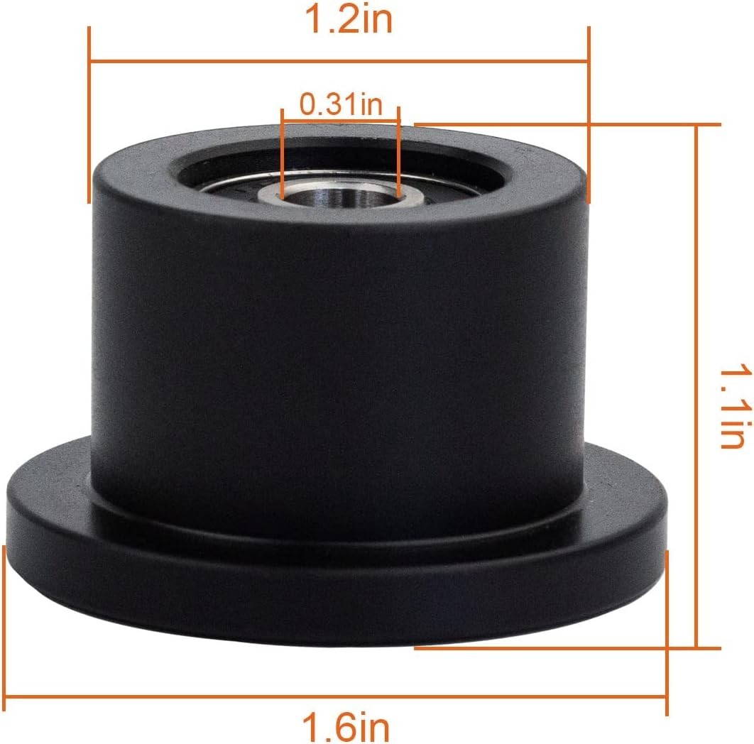 FRECCU 4 Pack Total Gym Wheels Rollers for 1000-1900 Models