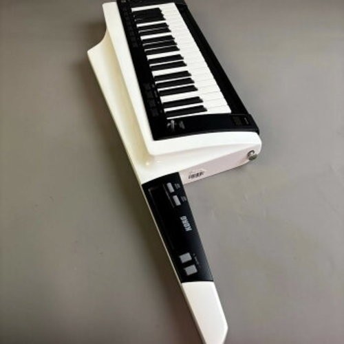 Korg RK-100S 2 Gloss White Keytar Synth 37-Key Shoulder Keyboard MIDI Controller