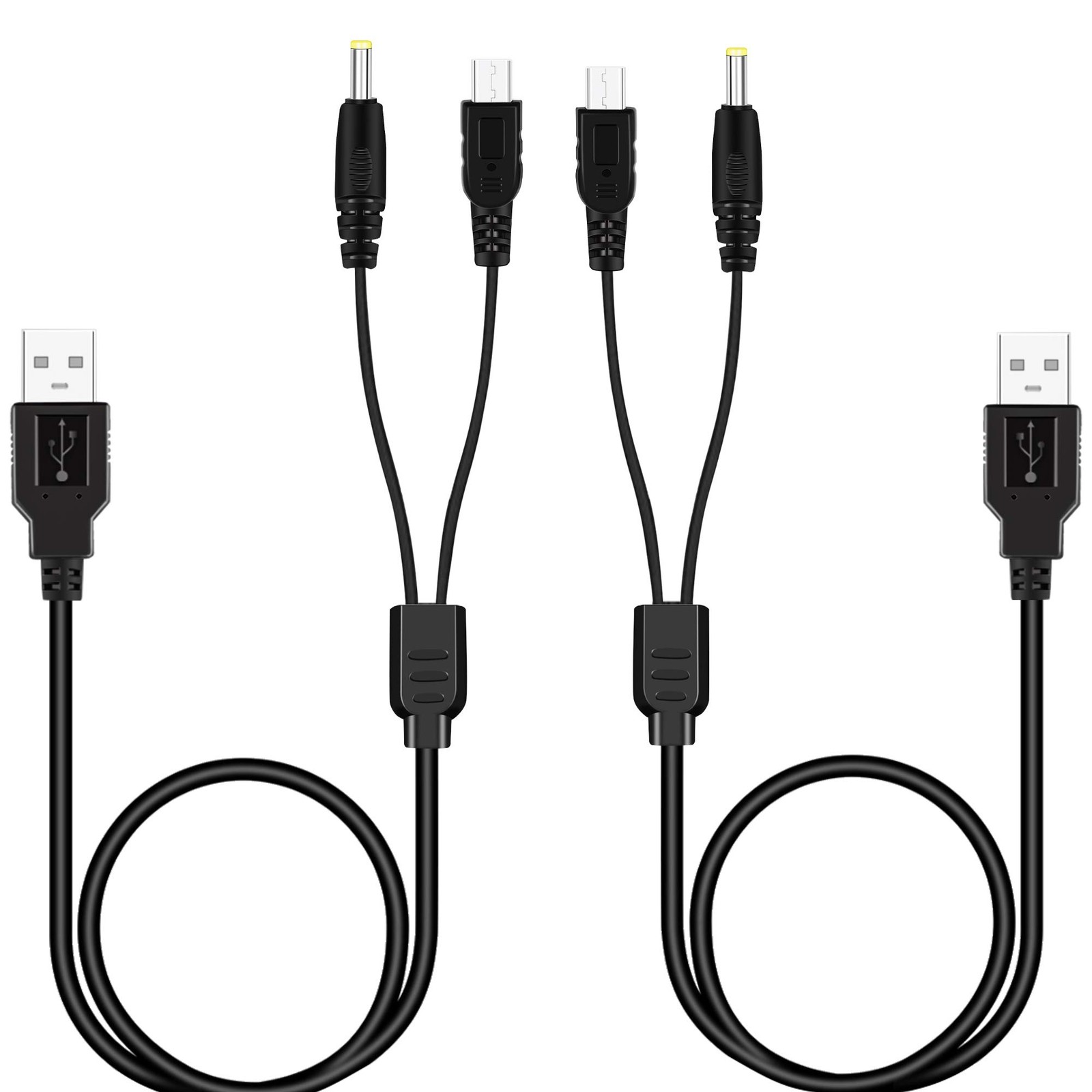 2 Pack PSP Charger Cable, Portable USB PSP Power Cord & Data Cable for Sony P...