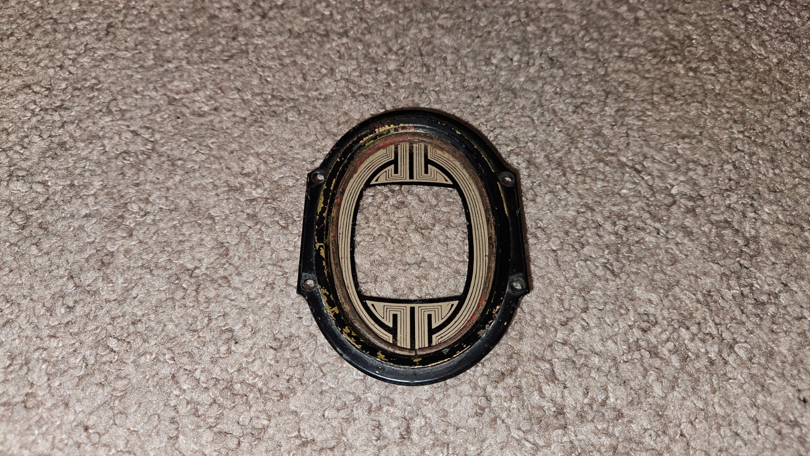 Vintage Philco Tube Radio Model 610/ 620 Escutcheon / Bezel - 1936 Models