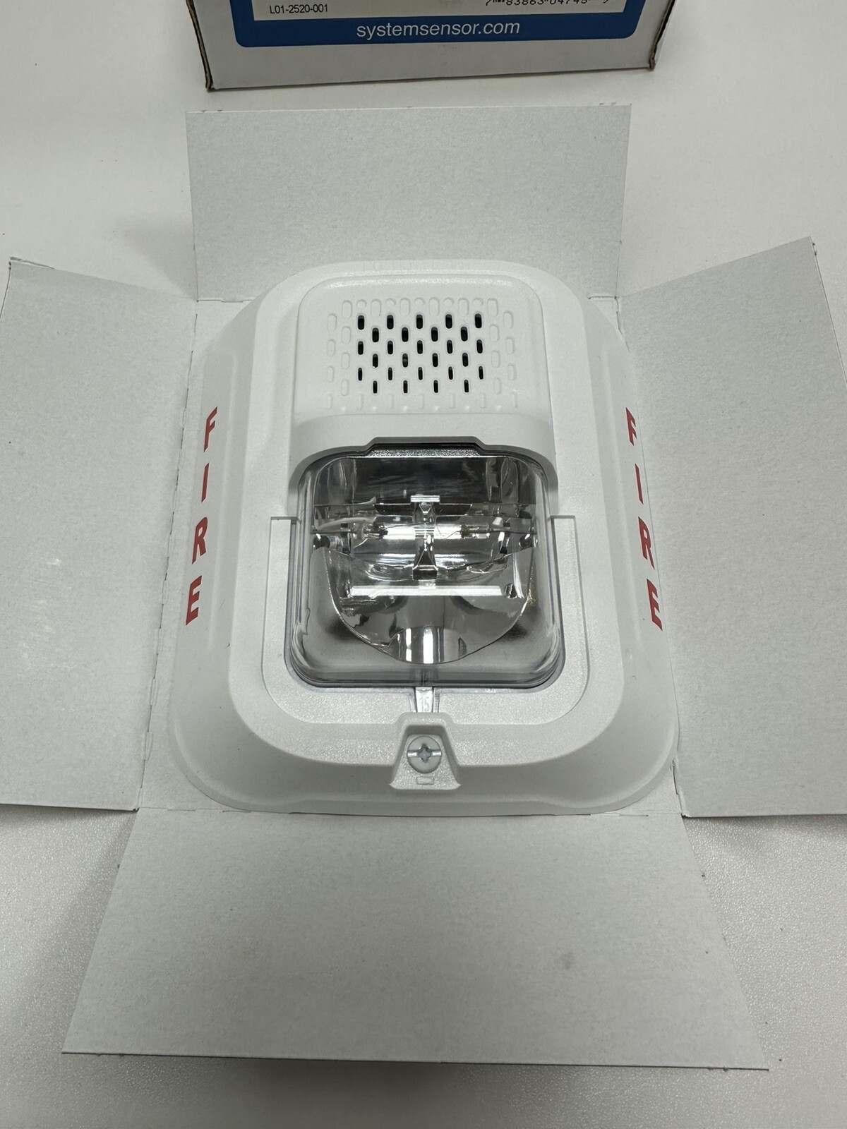 SYSTEM SENSOR P4WL WALL HORN STROBE (WHITE)