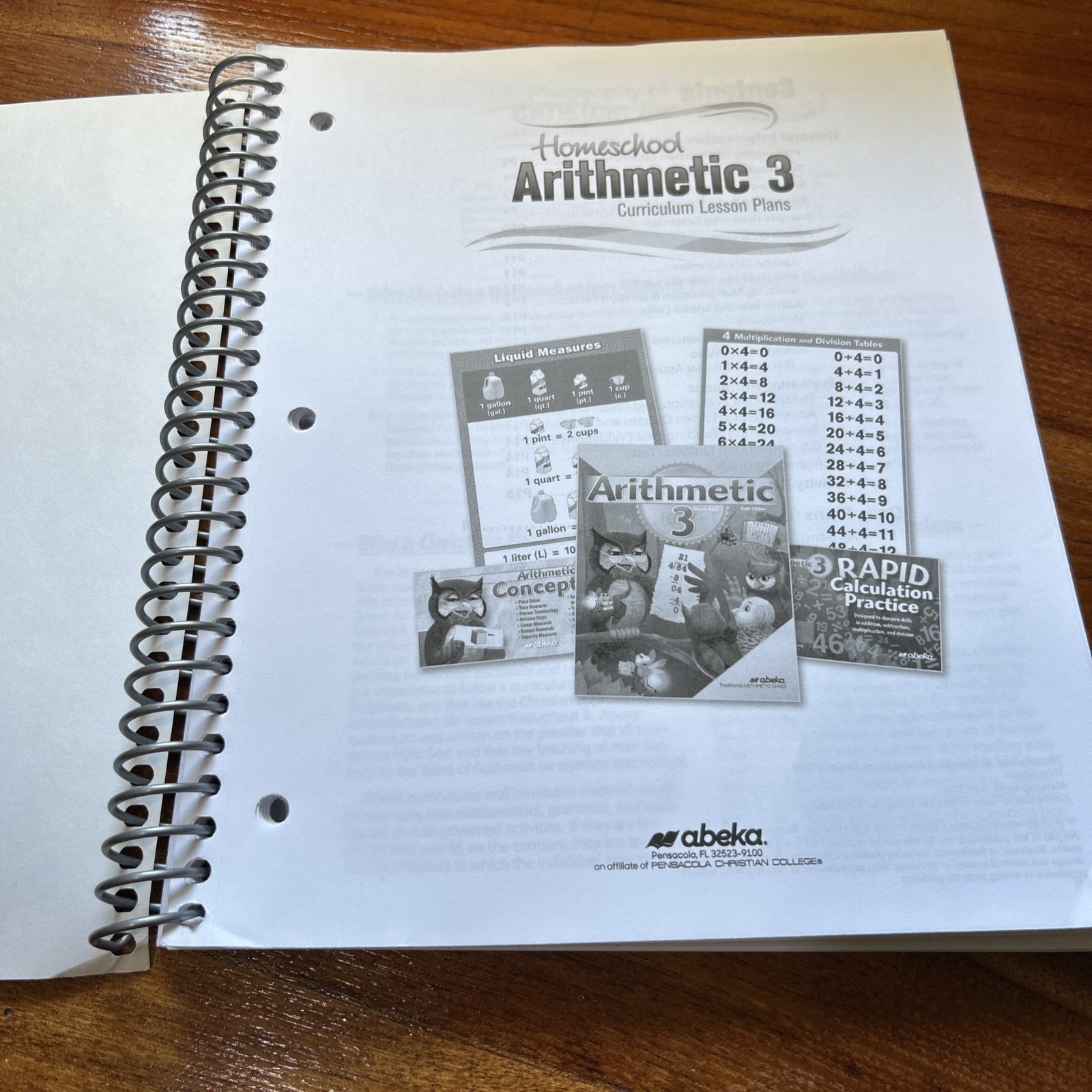 *Like New* Abeka Arithmetic 3 Lesson Plans
