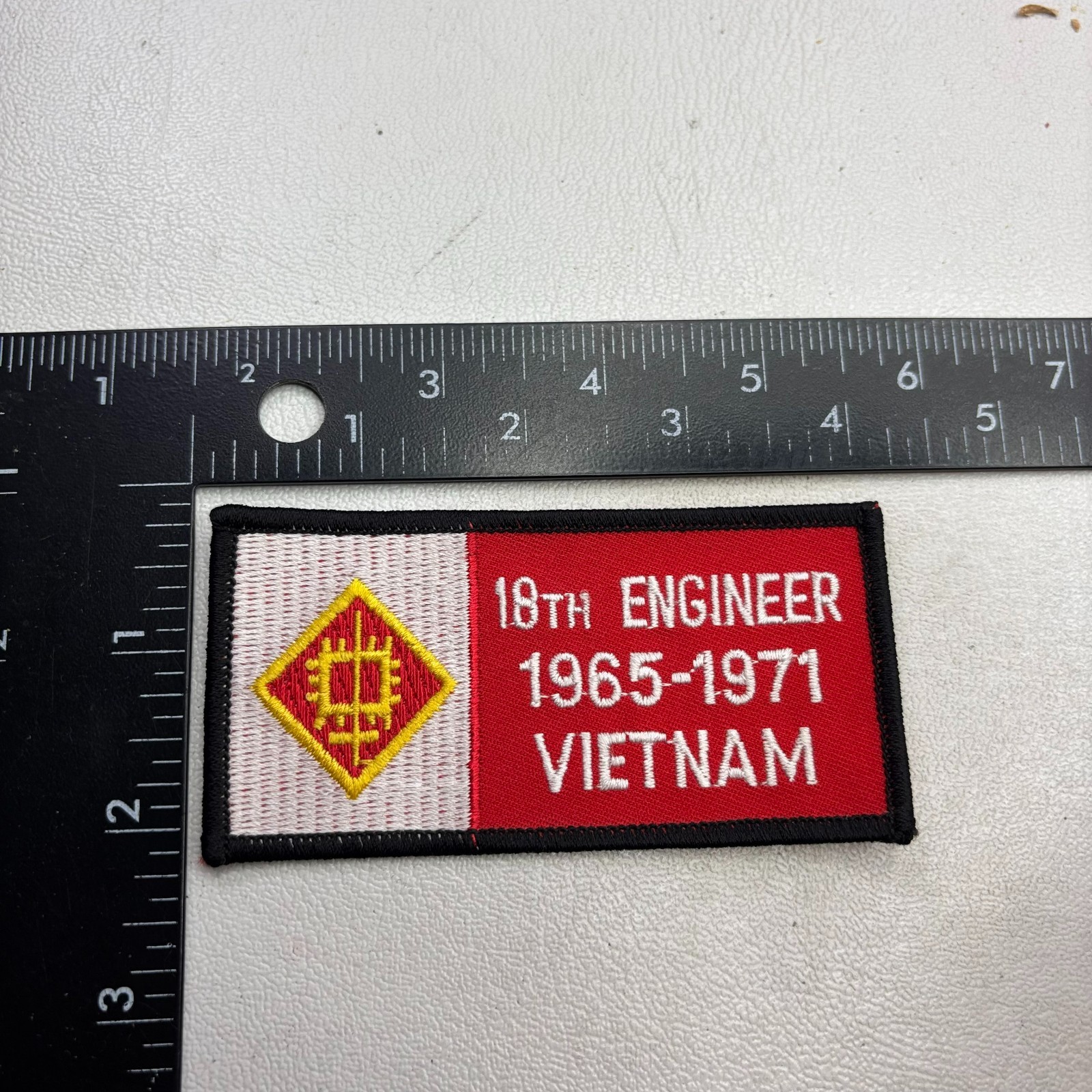 United States Army 18TH ENGINEER BRIGADE 1965-1971 VIETNAM Patch Military 501W