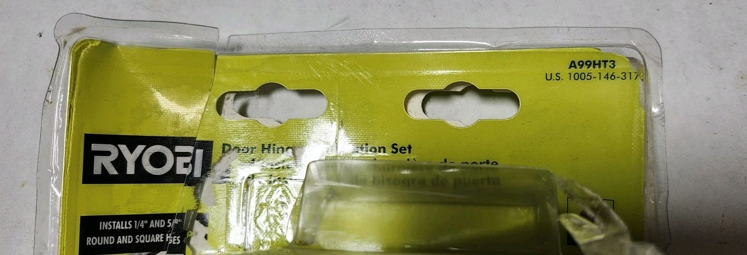 RYOBI Door Hinge Router Template & Door Latch Installation Kit Set Used