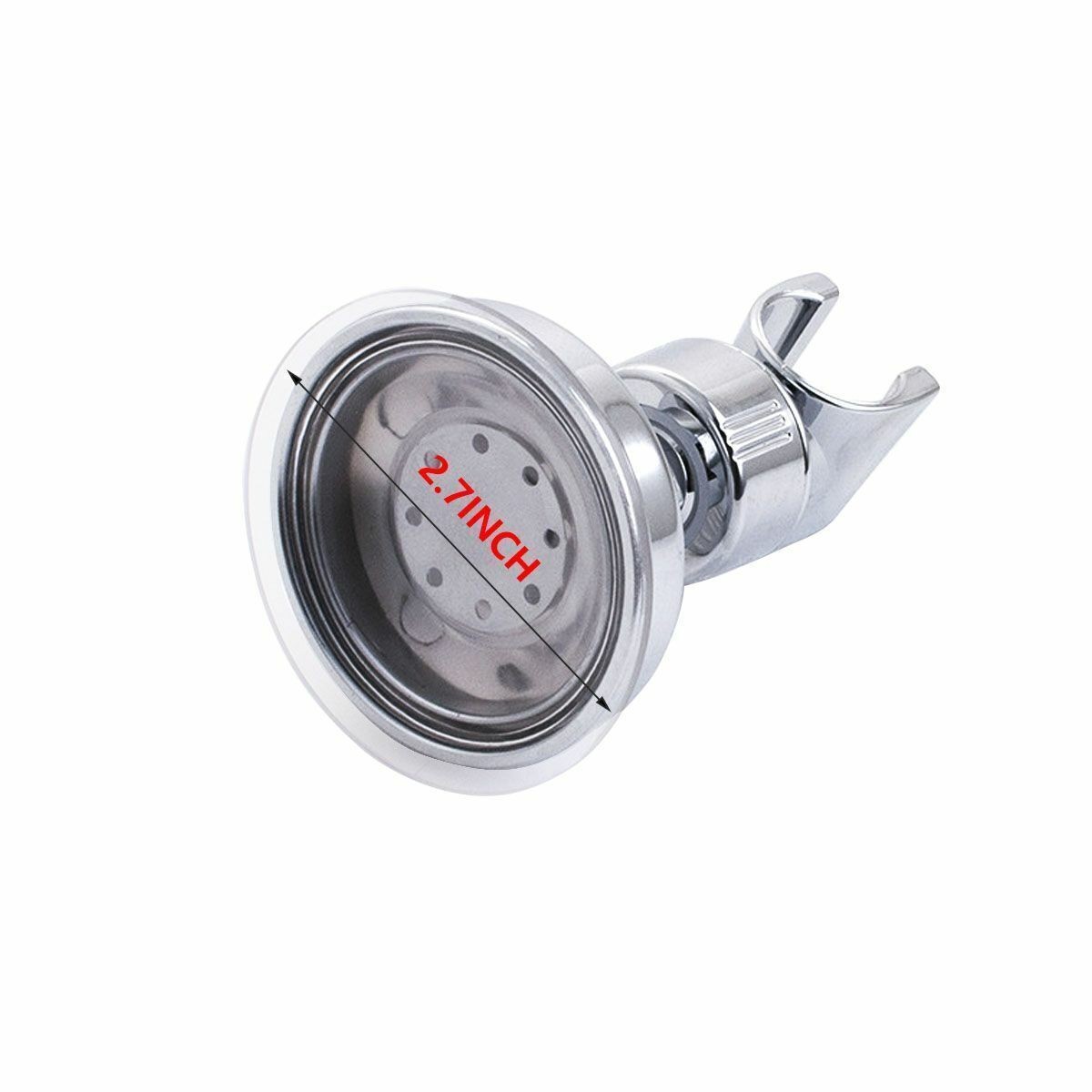 Adjustable Shower Head Holder Suction Cup Handheld Wall Mount Bathroom Bracket