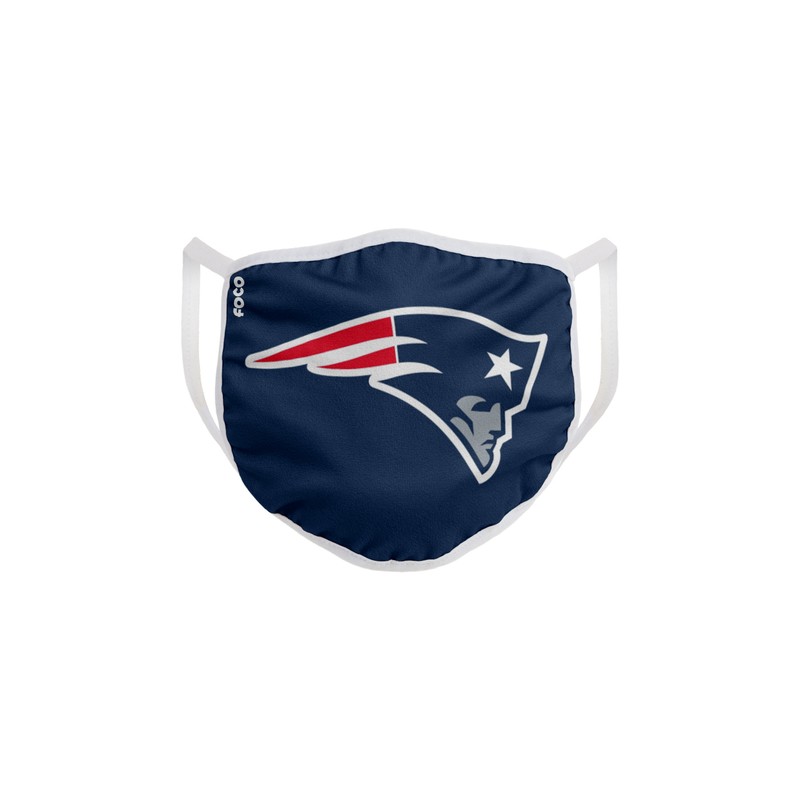 FOCO Household Multi-Purpose New England Patriots Face Mask Multicolored