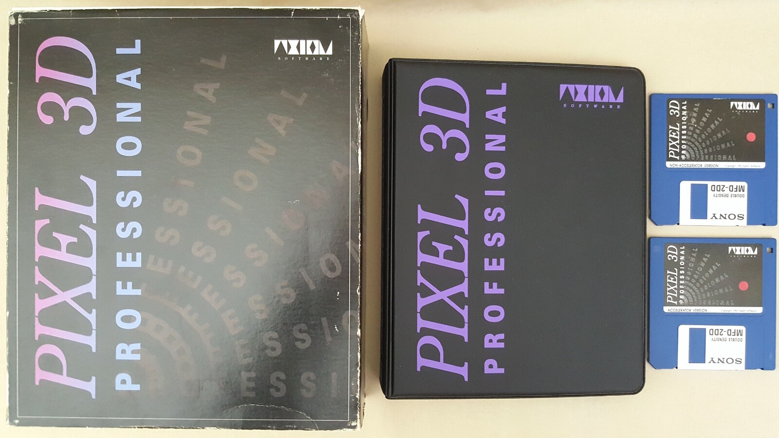 Pixel 3D Professional v1.03 ©1992 Axiom Amiga Software LightWave 3D/Imagine etc.