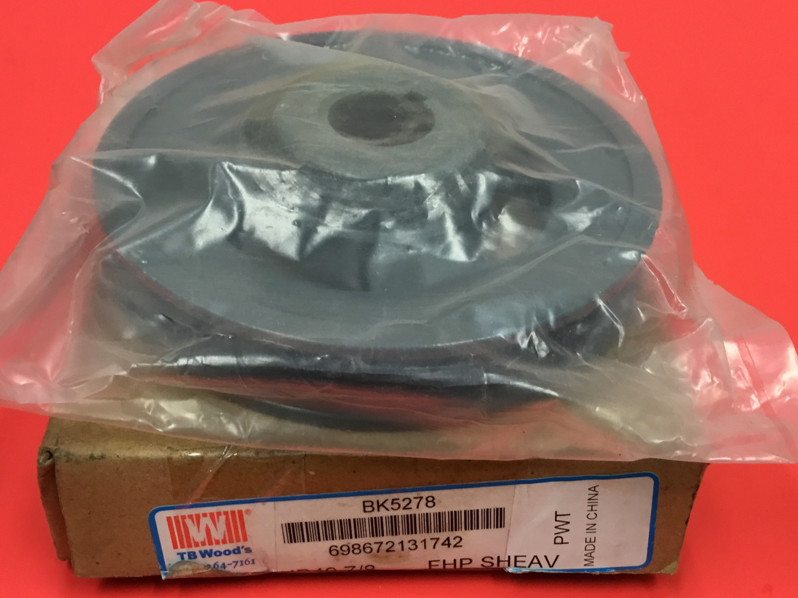 TB Wood's - P/N: BK5278 - V-Belt Pulley 7/8” - NEW