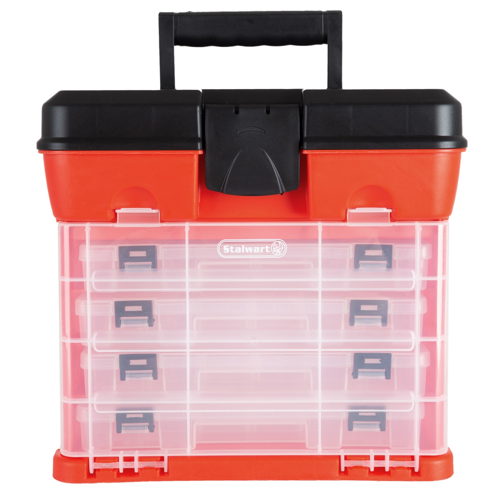 Plastic Tool Box Compartments for Jewelry Making, Beads, Crafts 11 Inch