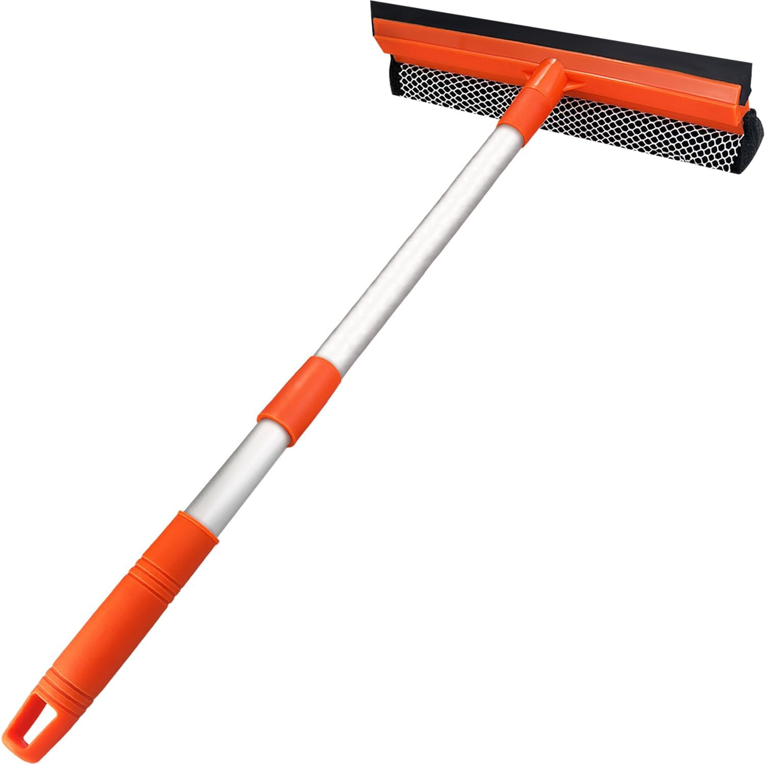 Squeegee Window Cleaner Tool 2 In 1 Car Window Cleaning Tool Retractable Pole
