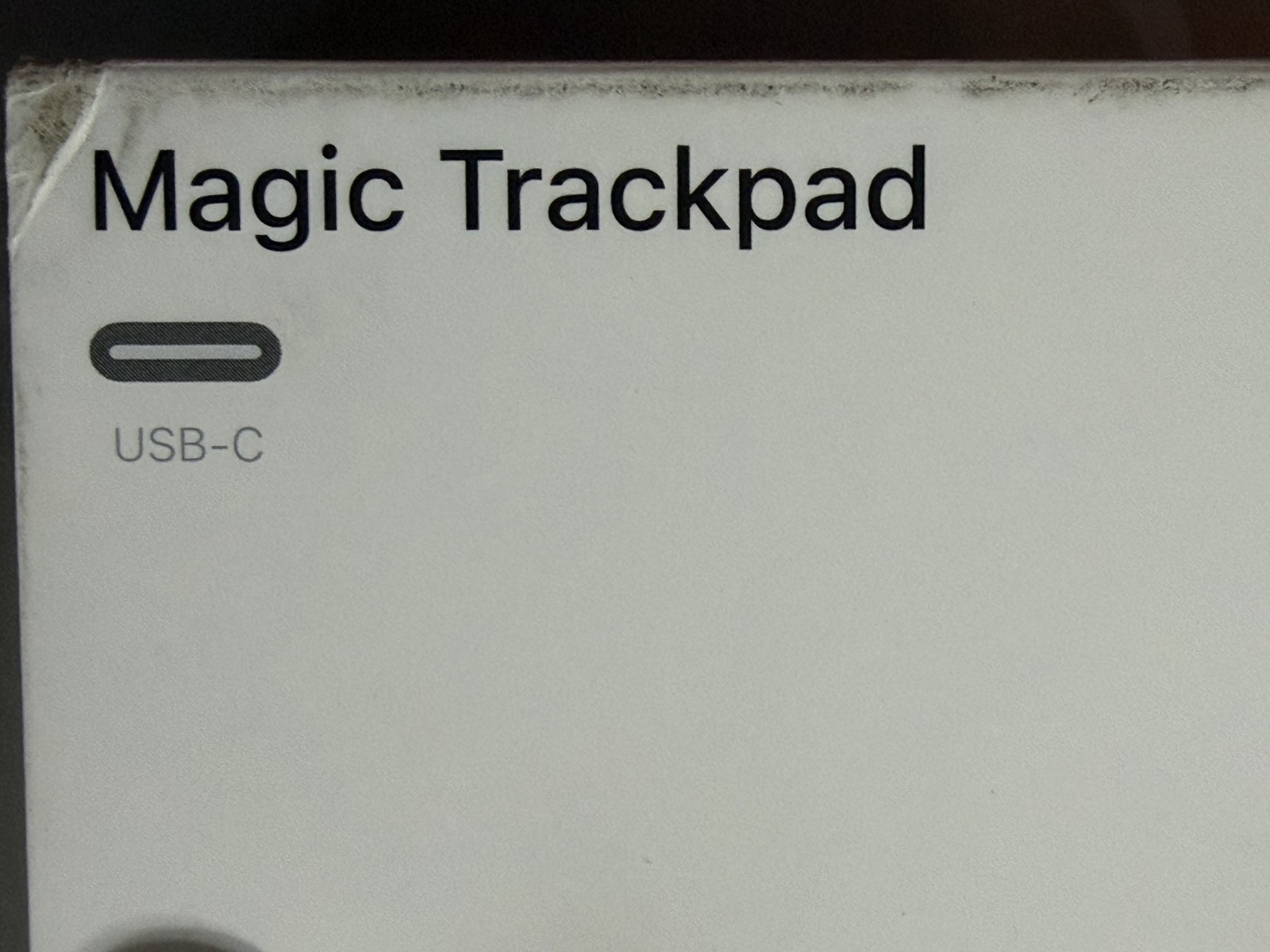 Apple Magic Trackpad Multi-Touch Surface (USB-C) - Wireless - White A3120