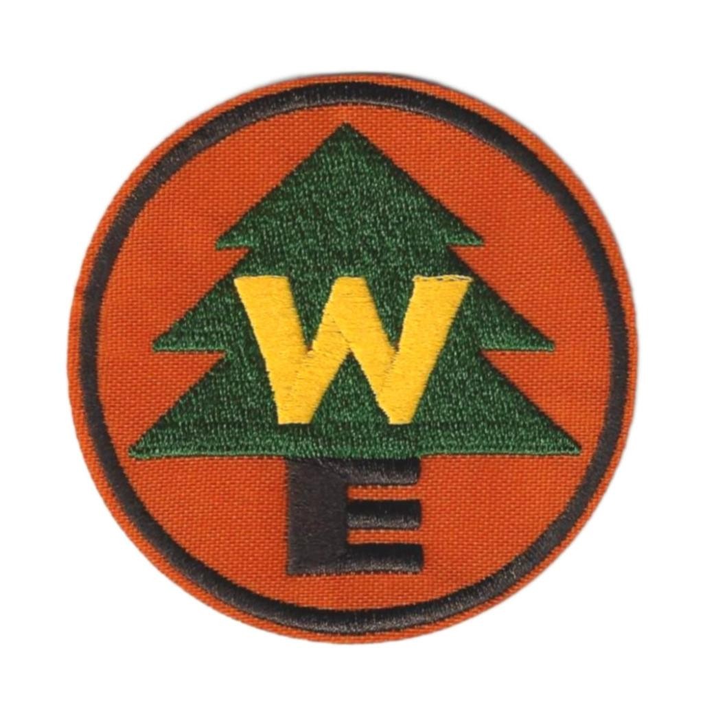 WILDERNESS EXPLORER IRON ON PATCH 3" Up Movie Scout Badge Embroidered Applique